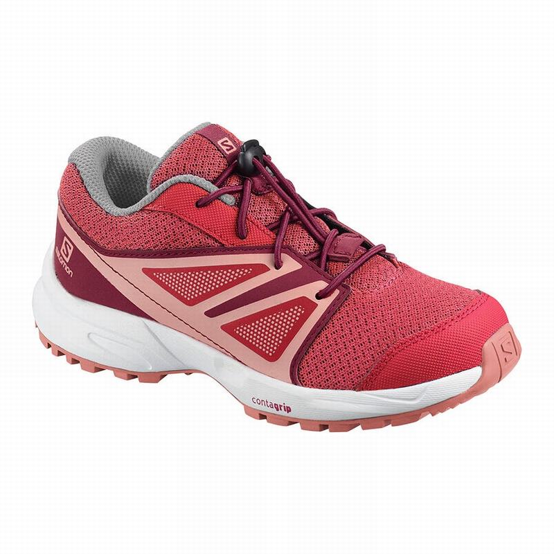 Salomon SENSE K Zapatillas De Running Niños - Rojas Oscuro Rosas / Rojas - Colombia (97365-YZSJ)